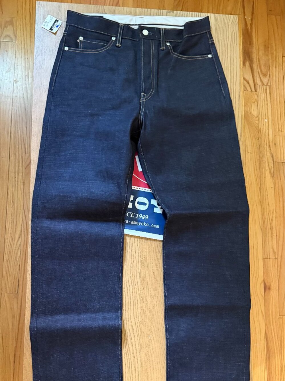 Momotaro Jeans  #100 STANDARD STRAIGHT 14.7oz BUTTON FLY